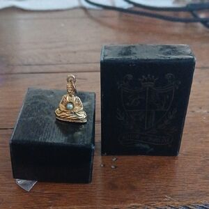 Vintage 1960s HOBCO House of Borvani Eastern Mysticism Buddha Charm for Bracelet